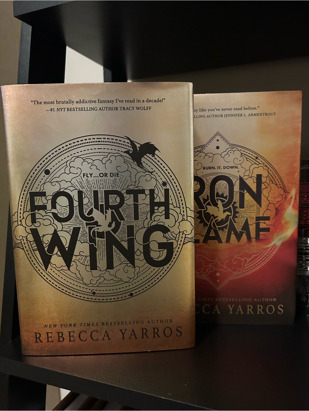 Fourth Wing & Iron Flame by Rebecca Yarros - Hardcover FIRST EDITIONS
